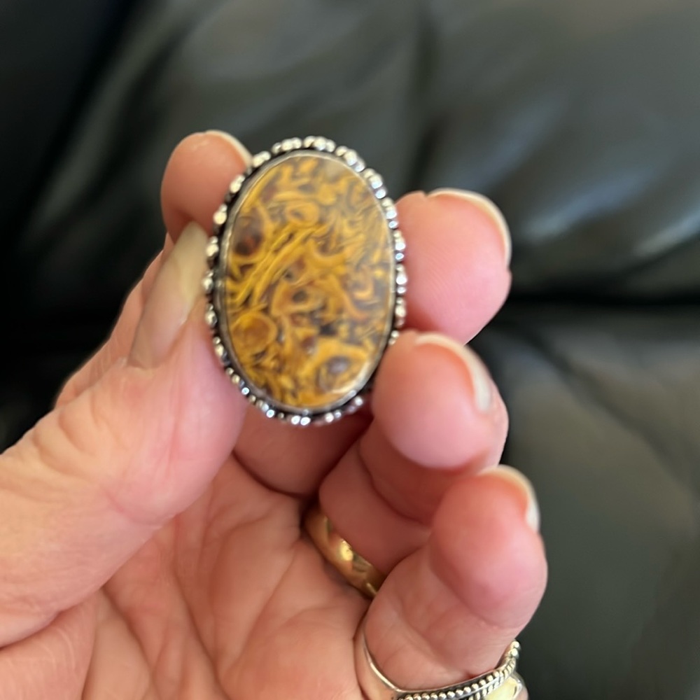 Miriam Stone gemstone ring size 8